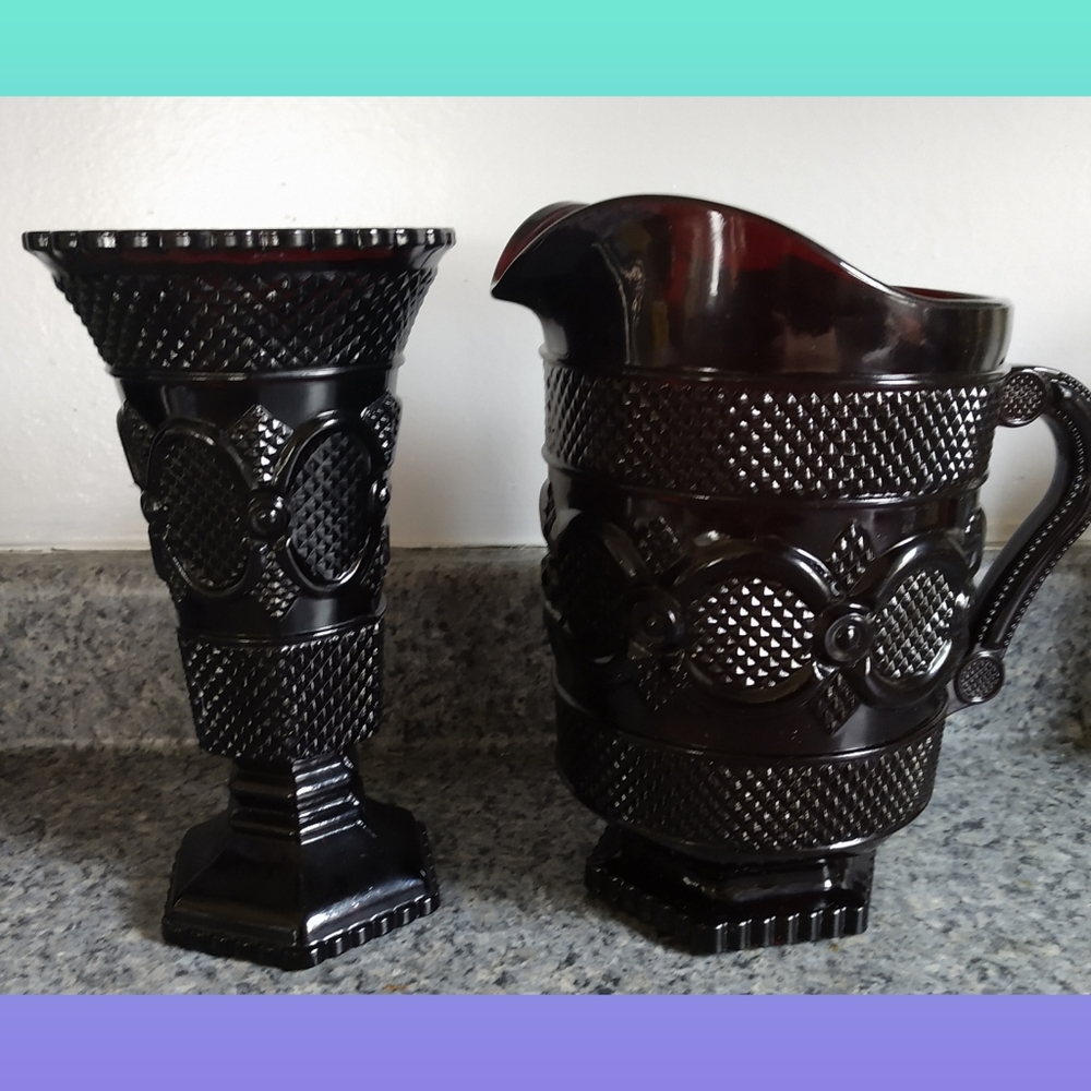 Avon Cape Cod Collection Pitcher & Vase